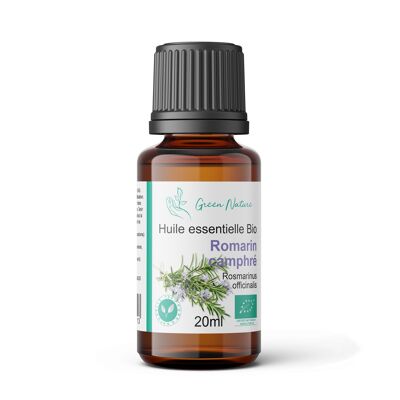 Rosemary Camphor Organic Essential Oil 20ml