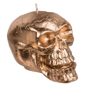 Bougie, crâne, environ 12 x 7,5 x 8,5 cm, 3