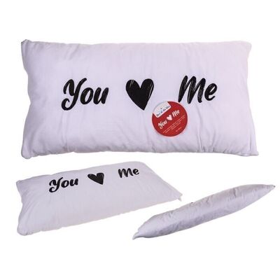 Cushion, You - Me, 30 x 60 cm,