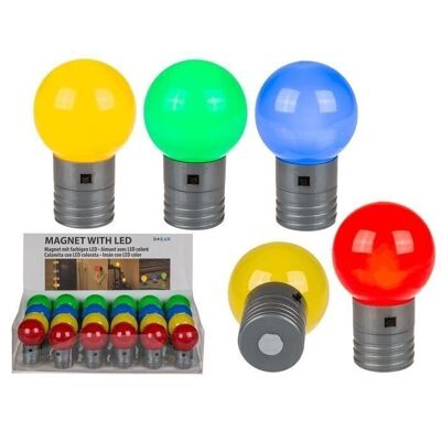 Light, colorful ball, with magnet & LED