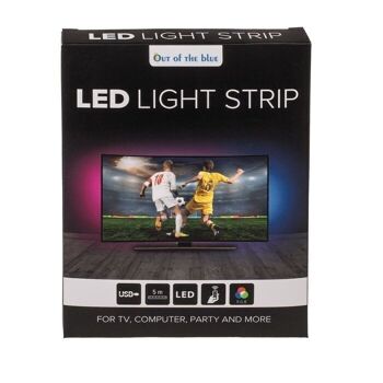 Bande lumineuse avec LED changeant de couleur, L : 5 m, 2