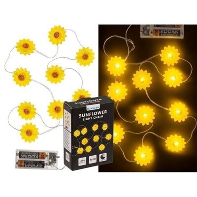 Fairy lights, sunflower, with 10 LED,
