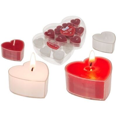 tealight a forma di cuore,