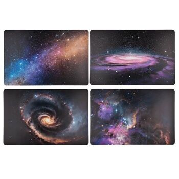 Set de table, Galaxie, env. 43,5 x 28,5 cm, 1