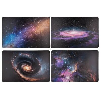 Set de table, Galaxie, env. 43,5 x 28,5 cm,