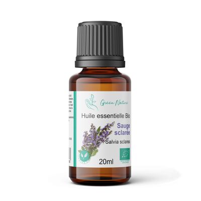 Aceite Esencial De Salvia Esclarea Orgánica 20ml