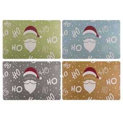 Tischset; HO HO Santa, ca. 43,5 x 28,5 cm,