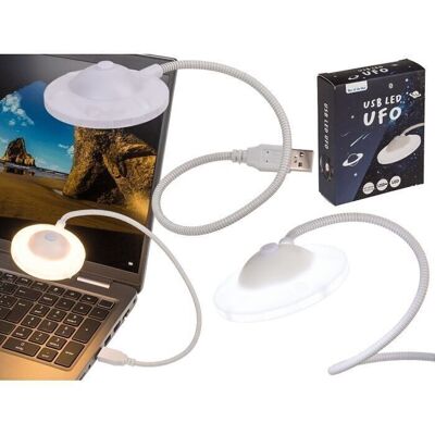 USB LED UFO, 6,5 x 33,5 cm, con cable USB,