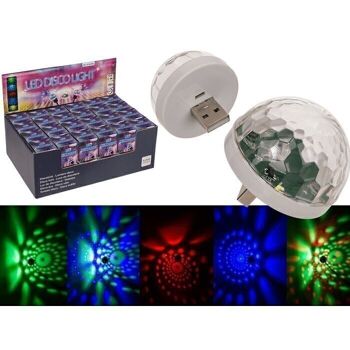 Lumière disco LED USB, 1