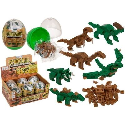 Building blocks, dinosaur, approx. 9 cm,