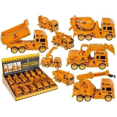 Construction vehicles with moving functions