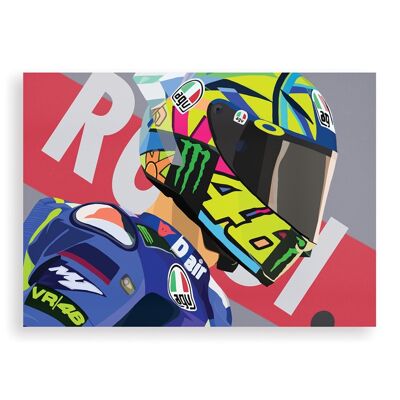 Manifesto Valentino Rossi - 30X40 cm