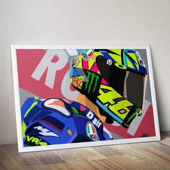 Affiche Valentino Rossi - 30X40 cm 2