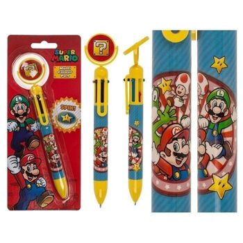 Stylo à bille multicolore, Super Mario, 1