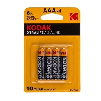 Micropile alcaline, Kodak Xtralife, AAA, 2