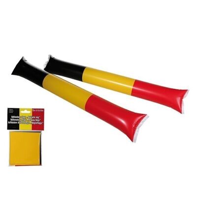 Palos de chismes inflables, bandera de Bélgica,