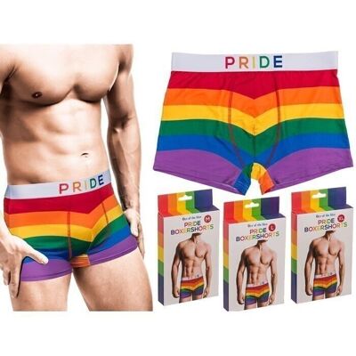 Boxer shorts, Pride, 3 sizes assorted,