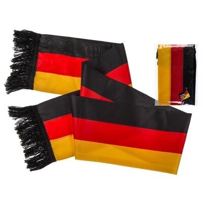 Sciarpa a ventaglio, bandiera tedesca, circa 150 cm,