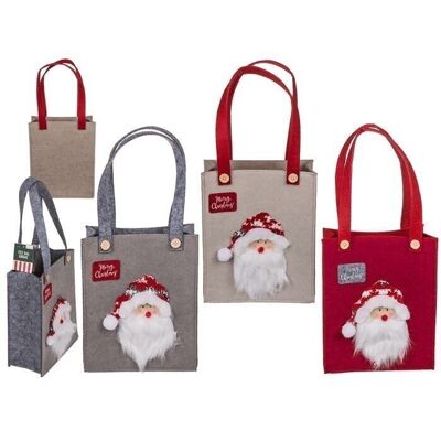 Bolsas navideñas de fieltro, gnomos, 2