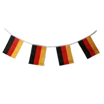 Guirlande, drapeau allemand, L : environ 3 m, 2