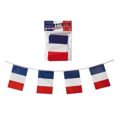 Guirlande, drapeau France, L : 3 m environ,