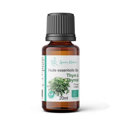 Huile Essentielle Bio Thym à Thymol 20ml