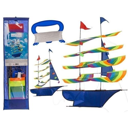 Kite-Set, Segelschiff,