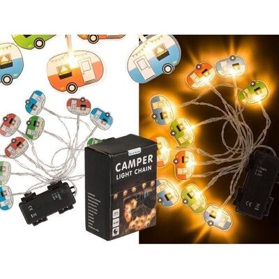 Cadena de luces, camper, con 10 LED,