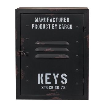 boîte à clés en métal, clés, 3
