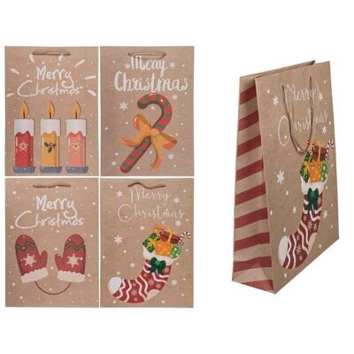 Paper gift bag, Christmas Warms,2