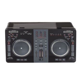 Boîte métallique rectangulaire, table de mixage DJ, 2