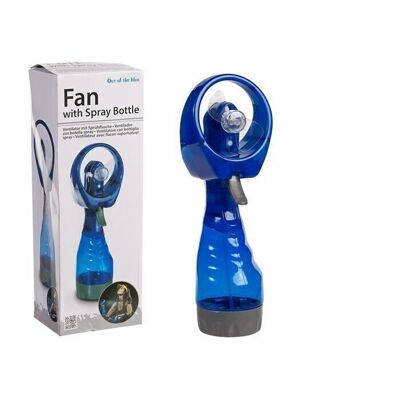 Fan with spray bottle, approx. 29 cm