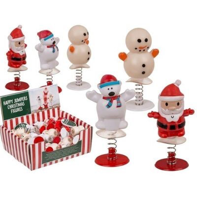 Christmas figures, Happy Jumpers, 4 x 3 x 7 cm,