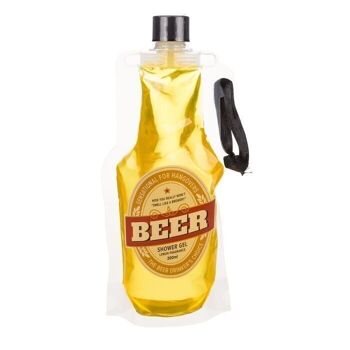 Gel douche, bière, env. 300 ml dans un sachet PET 2