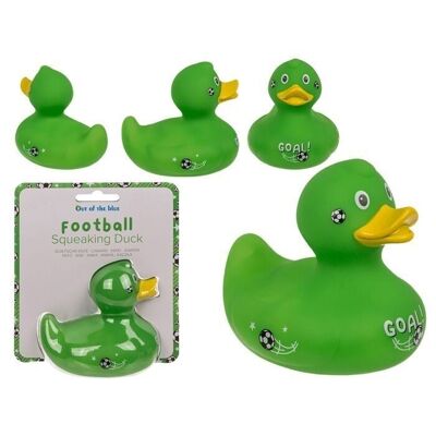 Fußball Quietsche-Ente, ca. 10 cm,