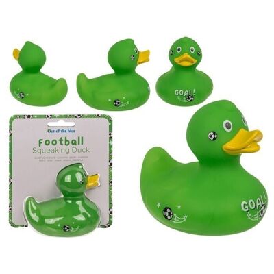 Football rubber duck, approx. 10 centimeters,