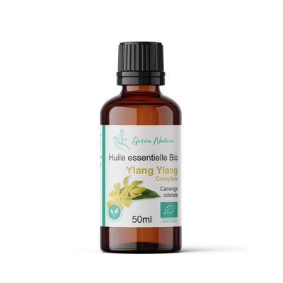 Aceite Esencial Orgánico Ylang Ylang Completo 50ml