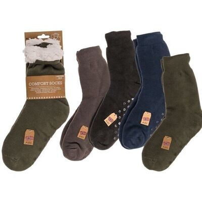 Chaussettes cabine homme, unies, taille : 42-46,