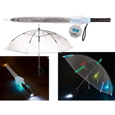 LED umbrella, D: 85 cm,