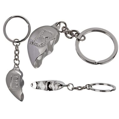 Metal keychain, Broken Heart,2