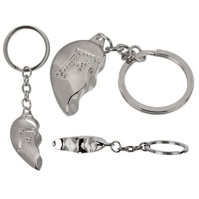 Metal keychain, Broken Heart,6