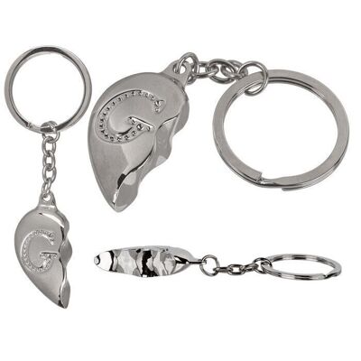 Metal keychain, Broken Heart,7