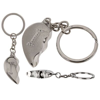 Metal keychain, Broken Heart,9