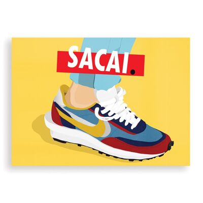 Nike Sacai Poster – 30 x 40 cm