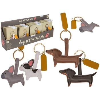 Porte-clés en métal, chien, 1