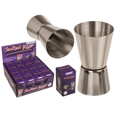 Cocktail measuring cup, 15 x 30 ml,