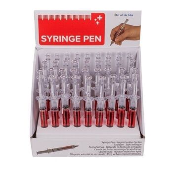 stylo, seringue avec liquide rouge, 2