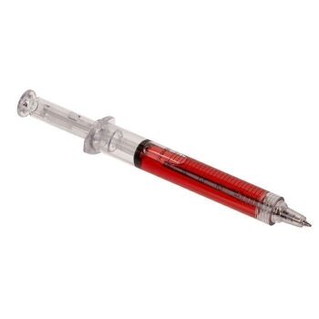 stylo, seringue avec liquide rouge, 4