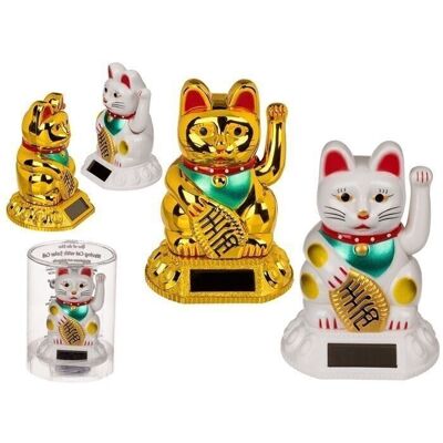 waving cat, with solar cell, c. 8 cm,