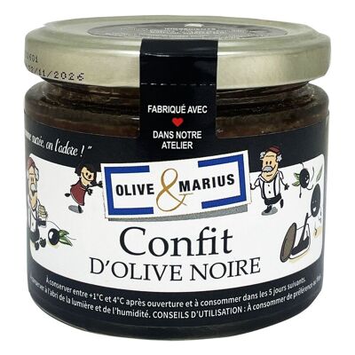 Black olive confit